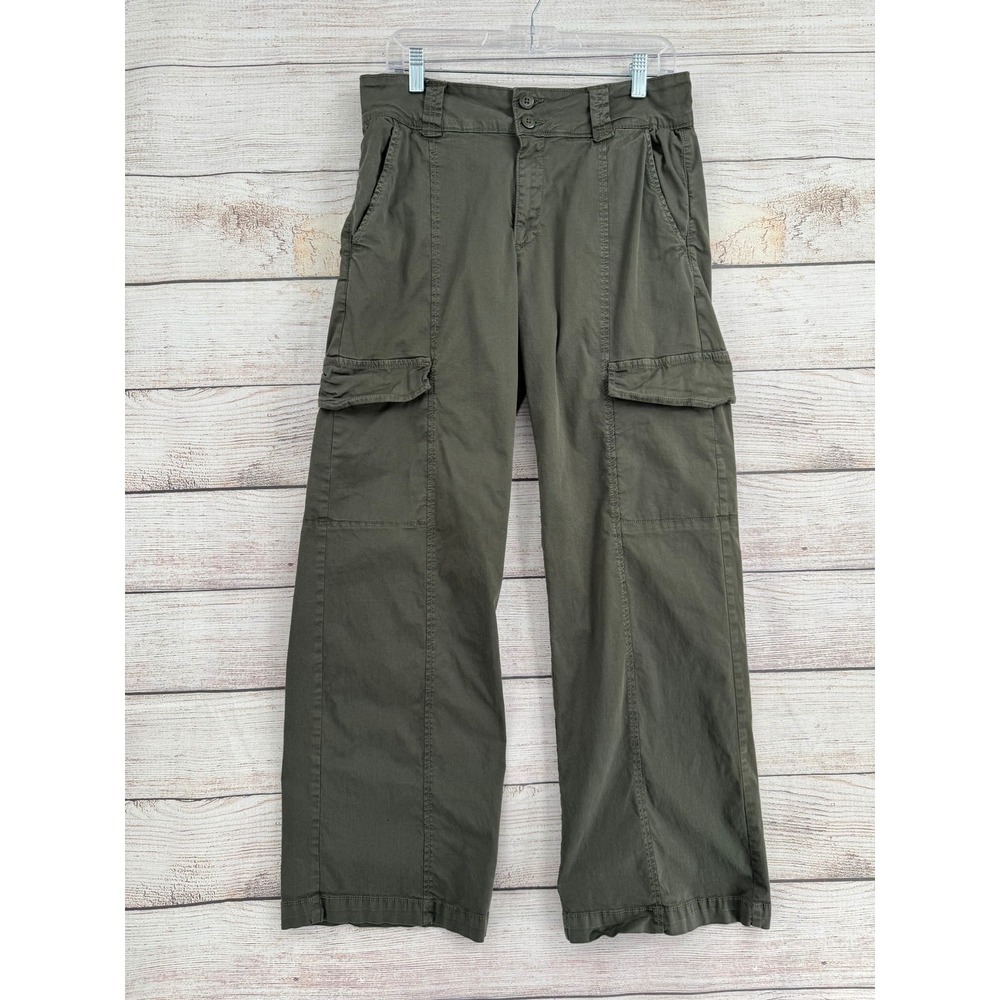 Sanctuary Cargo Pants Women 30 Olive Green Wide Leg Utility CP1113NT0